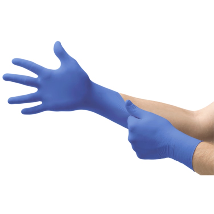 Extra Large Microflex® Cobalt® N19 Blue Nitrile Gloves (100 per box)
