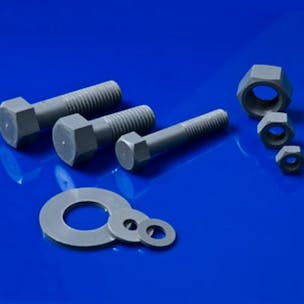 PVC Hex Cap Unslotted Screws, Nuts & Washers