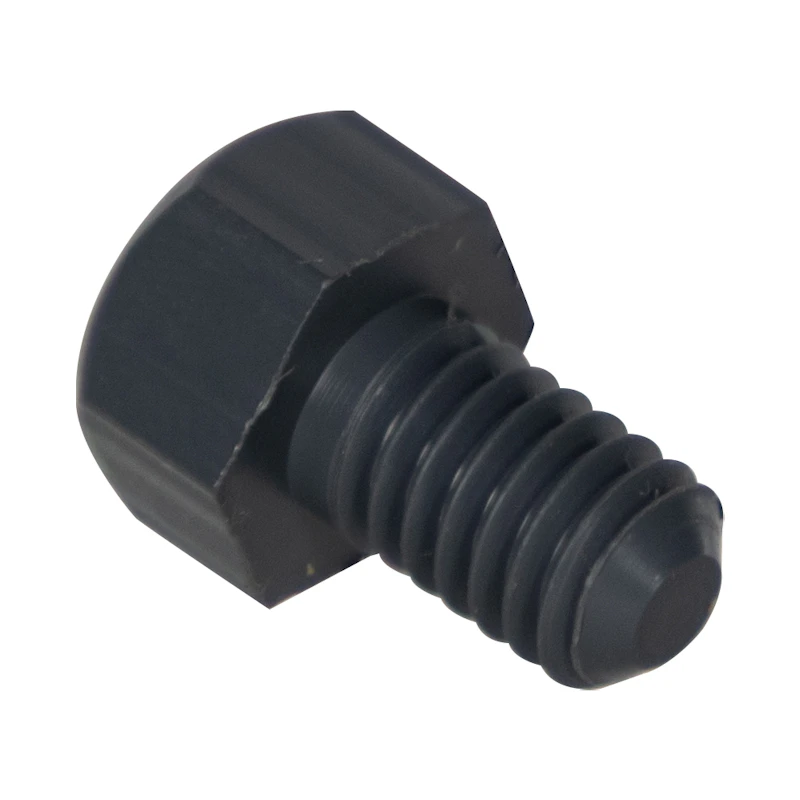5/16-18 Thread - 1/2" PVC-1 Hex Head Cap Screws