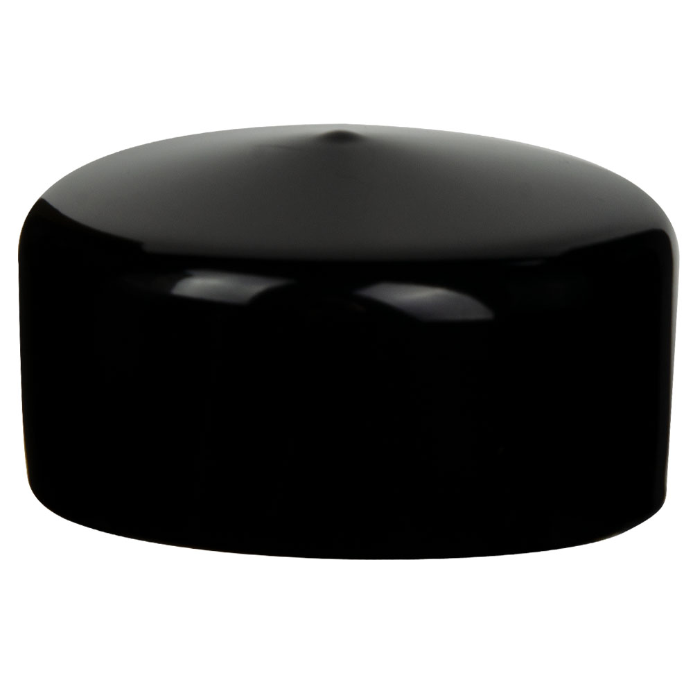 Black Vinyl Cap - 3-1/2