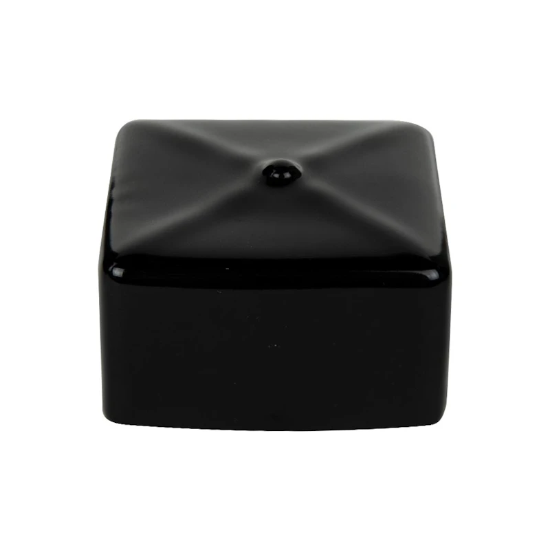 2" ID x 1" L Square Vinyl Cap