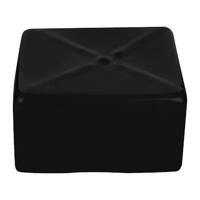 3" ID x 1.5" L Square Vinyl Cap