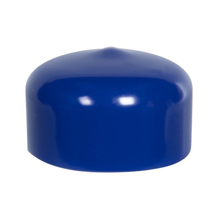 Blue Vinyl Cap - 1" Cap ID x 1/2" Inside Length