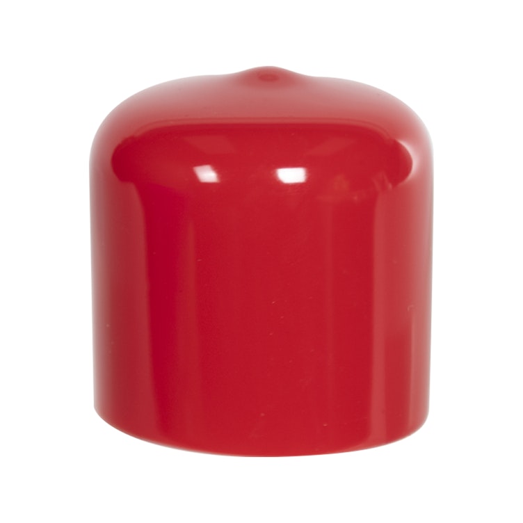 Red Vinyl Cap - 1" Cap ID x 1" Inside Length