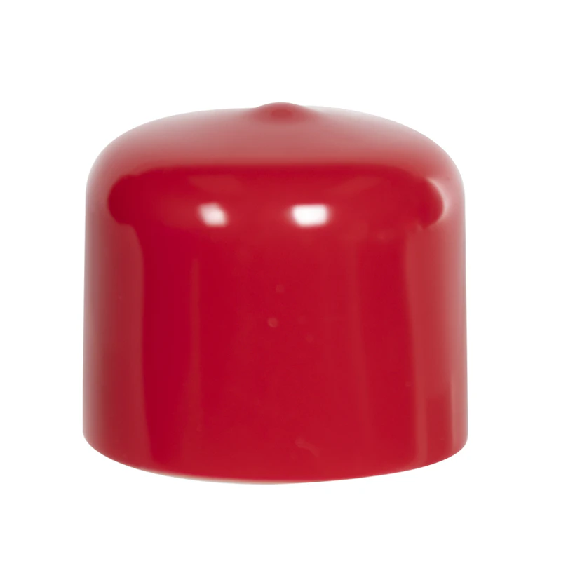 Red Vinyl Cap - 1-1/4" Cap ID x 1" Inside Length