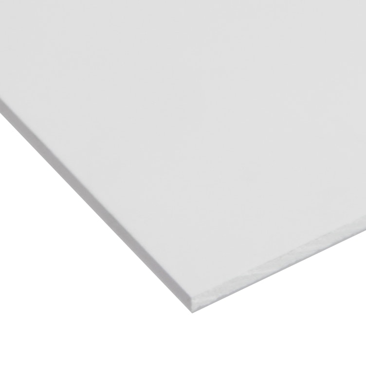 0.240" x 12" x 12" White Expanded PVC Sheet