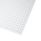 1/4" x 24" x 48" Polypropylene Perforated Sheet with Straight Rows - 9/32" Holes on 1" Centers