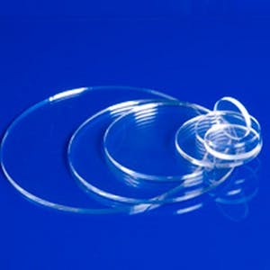 1-1/4" Diameter x 1/8" Thick Clear Acrylic Circle