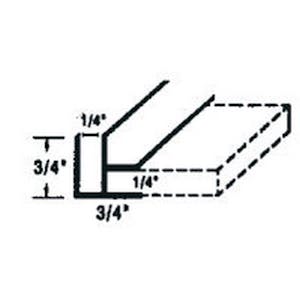 Clear Two-Way Corner Channel Joiner