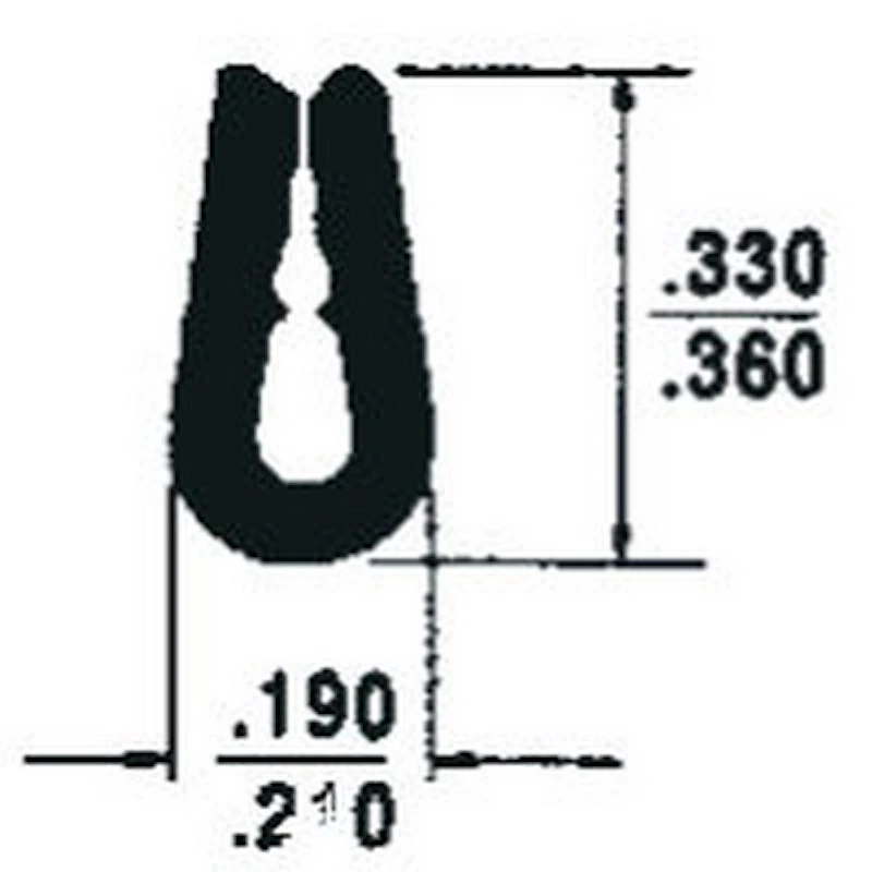 Clear 1/16" U Channel Joiner