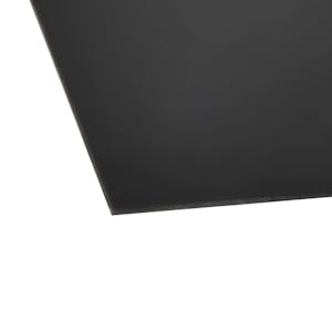 0.080" x 12" x 12" KYDEX® T Black Thermoplastic Sheet