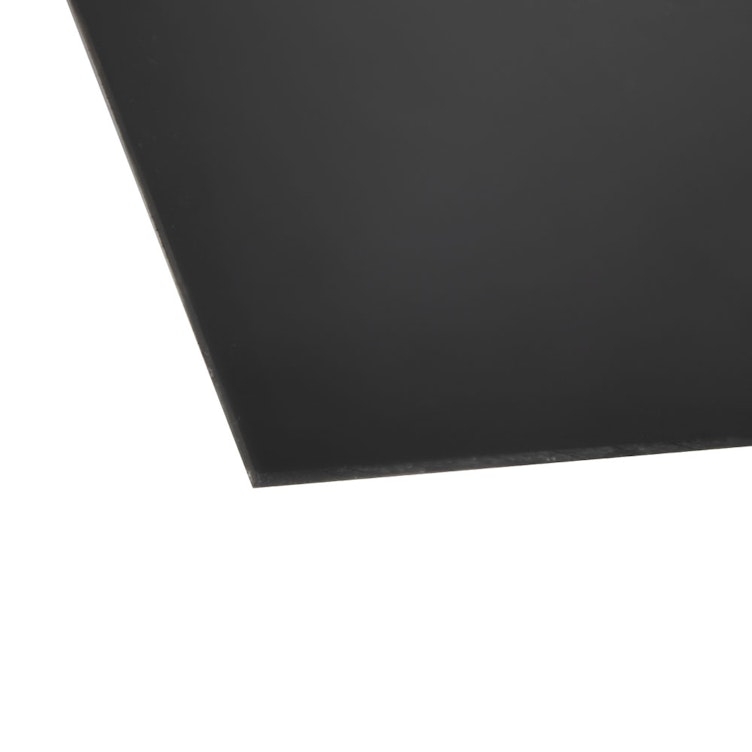 0.250" x 24" x 24" KYDEX® T Black Thermoplastic Sheet