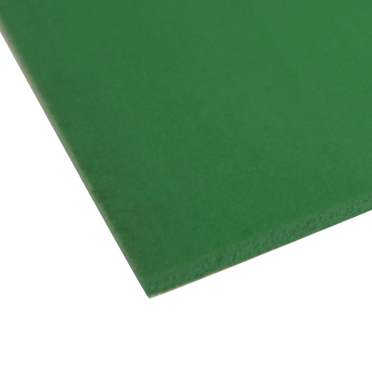 0.240" x 24" x 48" Dark Green Expanded PVC Sheet