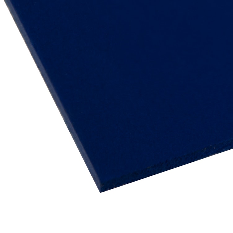 0.240" x 24" x 48" Dark Blue Expanded PVC Sheet