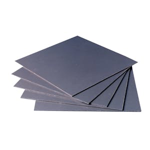 1-1/4" x 48" x 48" Gray PVC Sheet