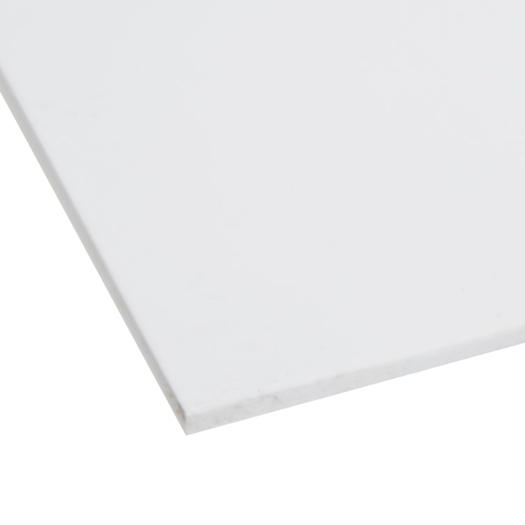 1" x 24" x 48" White PVC Sheet