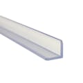 1" x 1" x 1/8" Clear PVC Extruded Angle