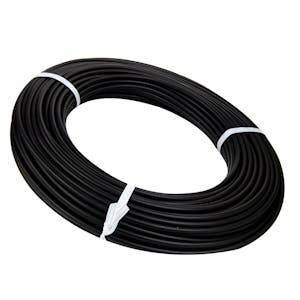3/16" Black HDPE Round Welding Rod (approximately 88' per lb. coil)