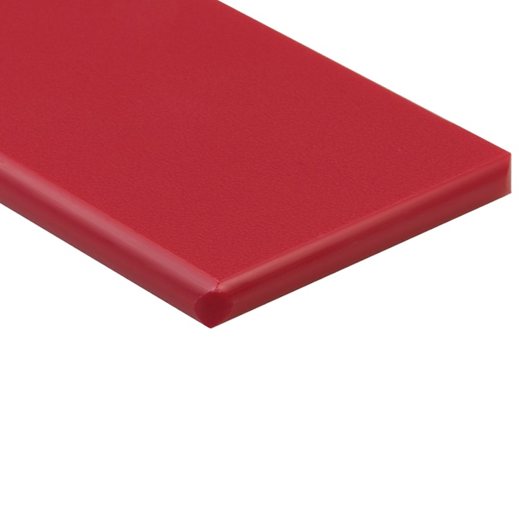 1/2" x 48" x 48" Red ColorBoard® HDPE Sheet