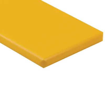 1/4" x 24" x 24" Yellow ColorBoard® HDPE Sheet