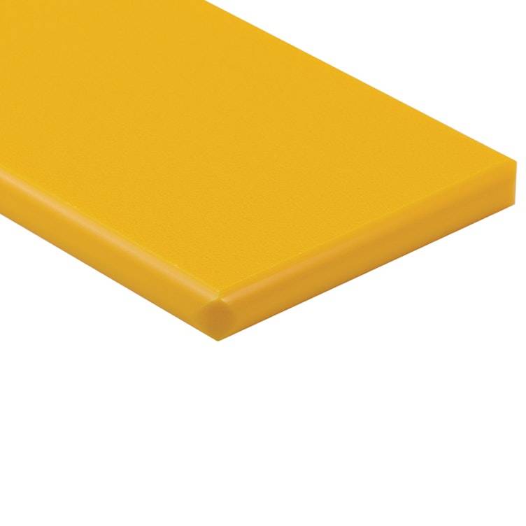 1/4" x 24" x 48" Yellow ColorBoard® HDPE Sheet