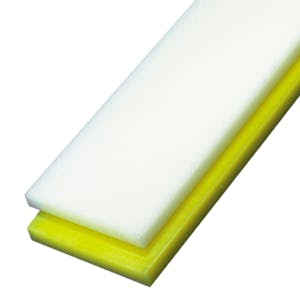1/4" x 1-1/2" Yellow UHMW Rectangular Bar
