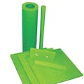 1/4" x 12" x 12" Nycast® Nyloil® Green Cast Plate