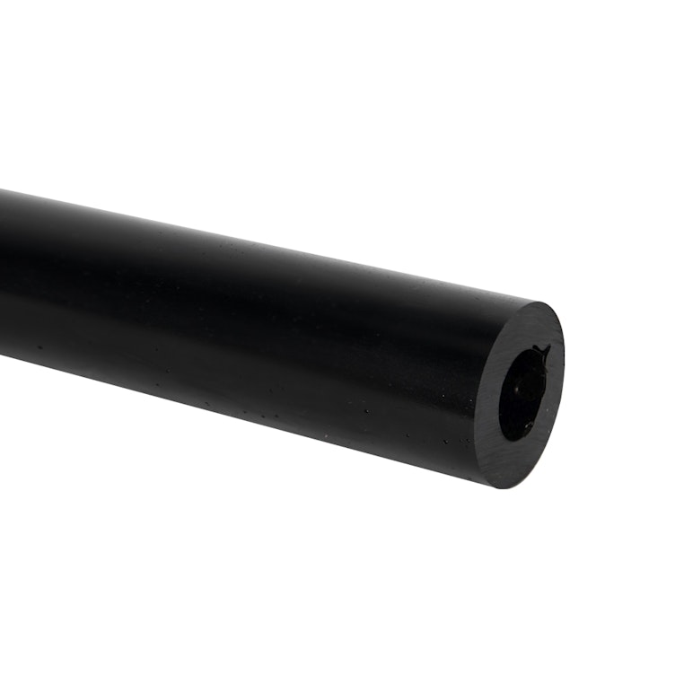 1-1/2" ID x 2-1/2" OD 95A Black Polyurethane Cast Tube