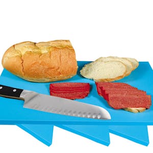 Blue Cutting Board for Cooked Food