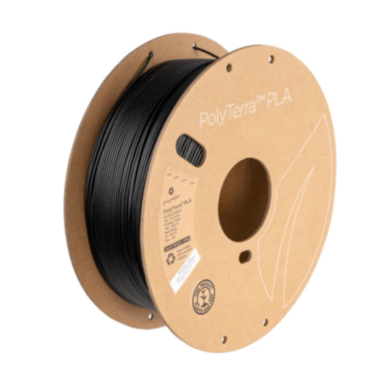 1.75mm Dia. Charcoal Black PolyTerra™ PLA 3D Printing Filament