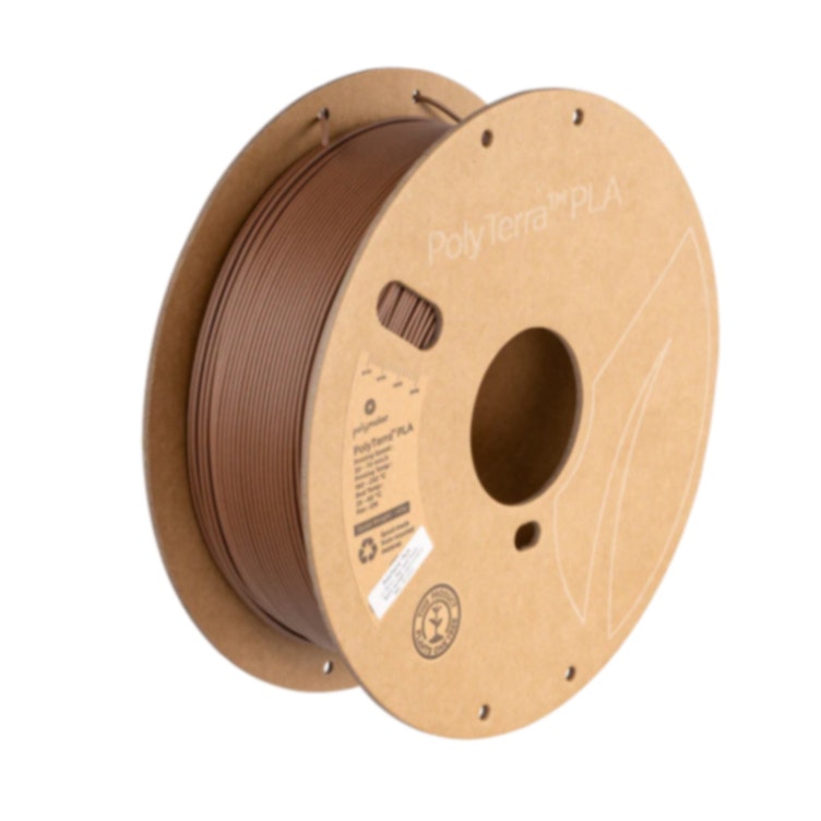 1.75mm Dia. Earth Brown PolyTerra™ PLA 3D Printing Filament