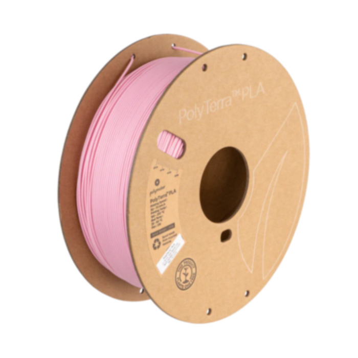 1.75mm Dia. Sakura Pink PolyTerra™ PLA 3D Printing Filament | U.S.
