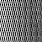 1/16" x 48" x 48" Gray PVC Perforated Sheet with Staggered Rows - 1/8" Holes on 3/16" Centers