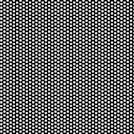 1/8" x 48" x 48" Gray PVC Perforated Sheet with Staggered Rows - 3/32" Holes on 3/16" Centers