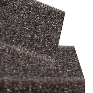 0.125" x 54" x 36" Charcoal 4 Lbs. Density Polyester Foam Sheet