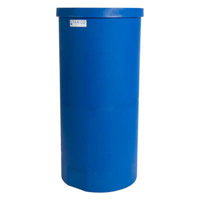 40 Gallon Blue Heavy Wall Open Top Tamco® Tank - 18-3/8" Dia. X 40" High