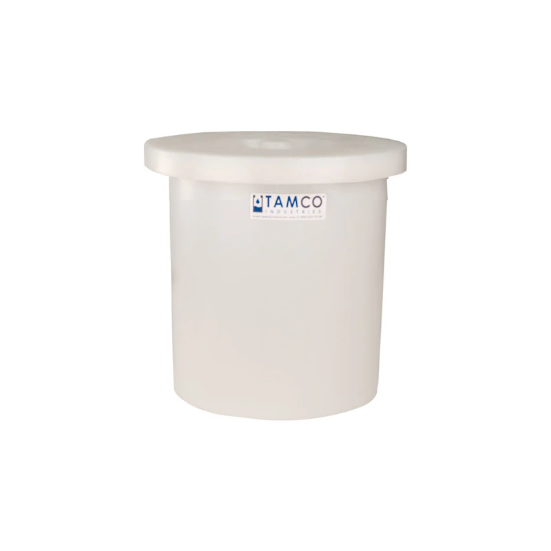 3 Gallon Natural Tamco® Crock with Cover - 11" Dia. x 11" High