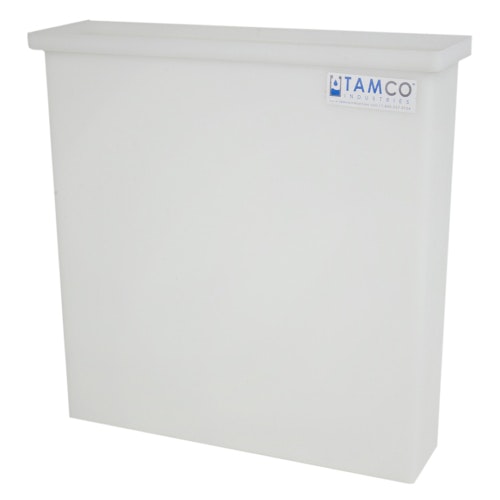 6 Gallon Natural Polyethylene Tamco® Tank - 18" L x 4" W x 18" Hgt. (Cover Sold Separately)
