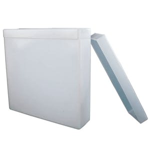 7-1/2 Gallon HDPE Welded Tamco® Tank - 18" L x 4" W x 24" Hgt. (Cover Sold Separately)