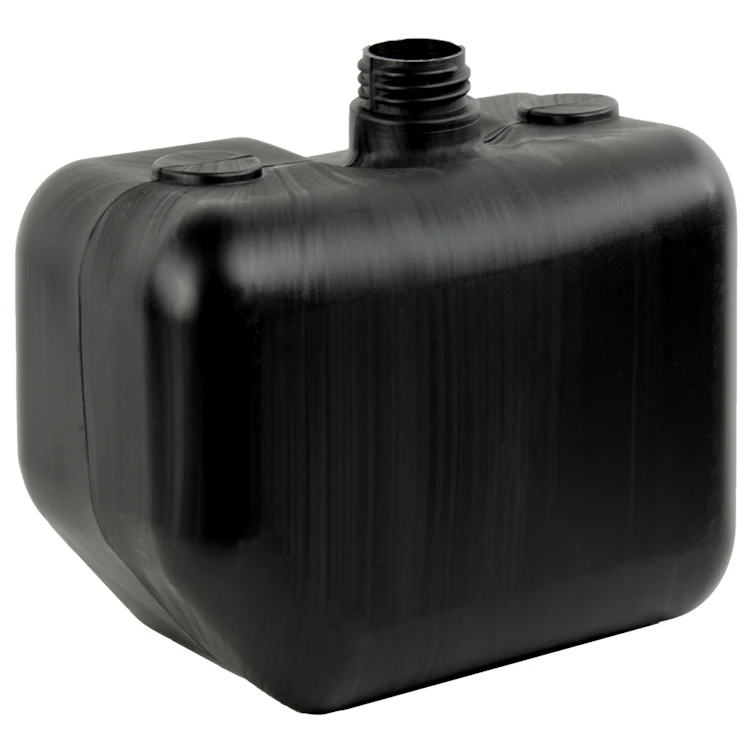2-1/2 Gallon Black HDPE Multi-Purpose Tank with 2.25" Neck Dia. (Cap Sold Separately)