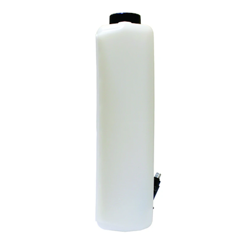 6 Quart HDPE Windshield Washer Tank Assembly with 12 Volt Pump - 8.62" L x 4.17" W x 15.29" Hgt.