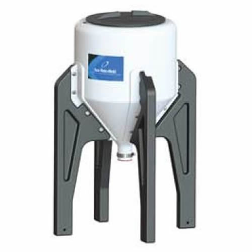 15 Gallon Full Drain Inductor Tank & Poly Stand Set - 18