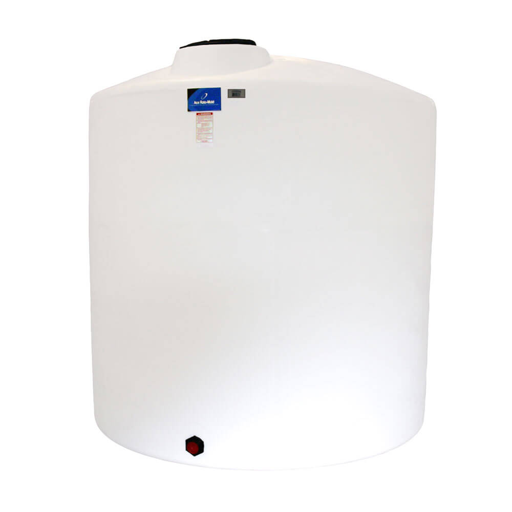 2050 Gallon White Vertical Closed Head Tank - 86