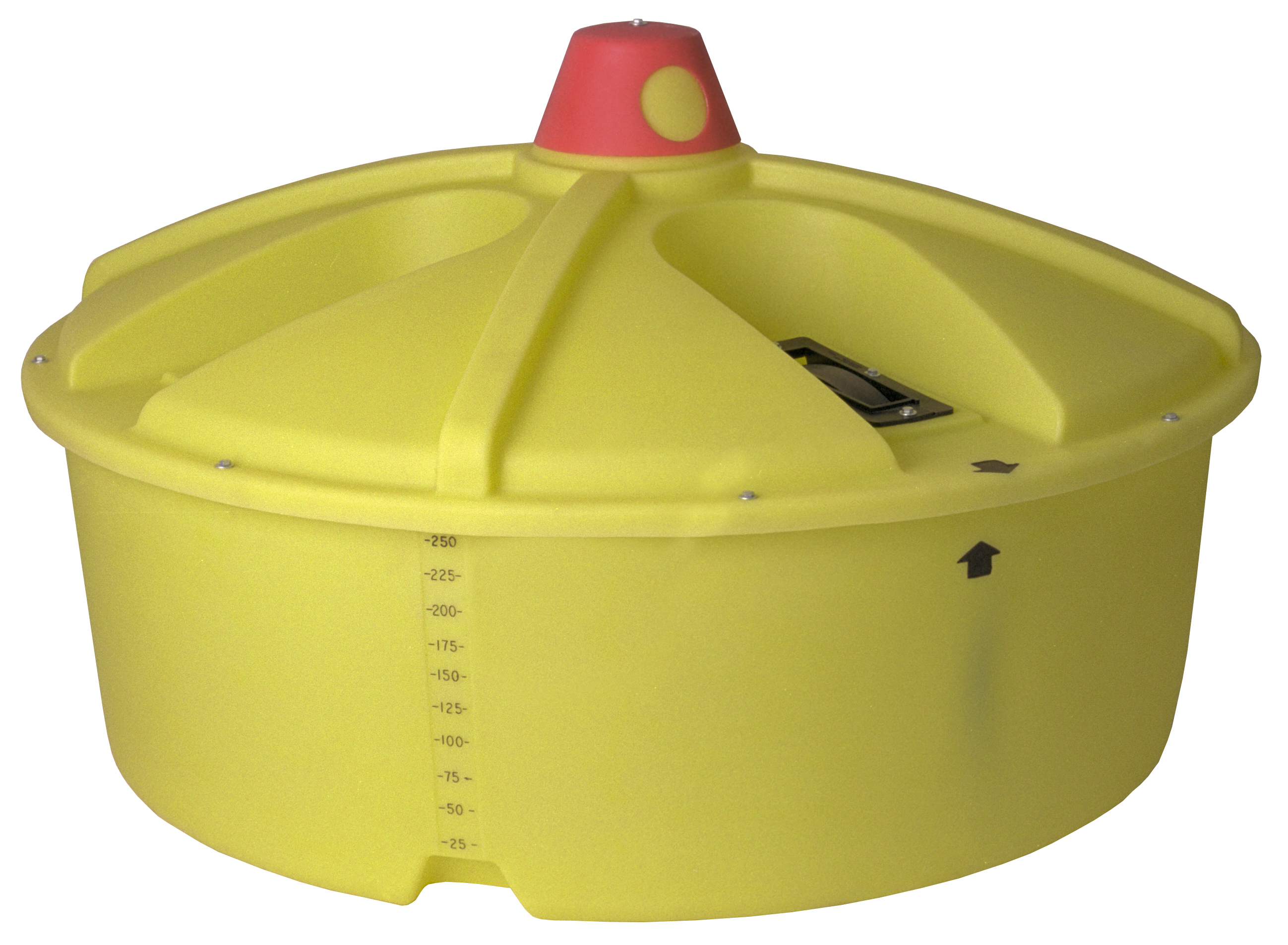 285 Gallon Liquid Feeder Tanks 68 x 39 Wheel Sold Separately U.S. Plastic Corp