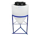 15 Gallon Tamco® Cone Bottom Tank with 60° Cone Angle & 2" FPT Bulkhead Fitting - 18" Dia. x 22" Hgt. (Stand sold separately)