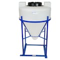 30 Gallon Tamco® Cone Bottom Tank with 60° Cone Angle & Mixer Mounts & 2" FPT Bulkhead Fitting - 26" Dia. x 31" Hgt. (Stand sold separately)