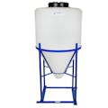 55 Gallon Tamco® Cone Bottom Tank with 60° Cone Angle & 2" FPT Bulkhead Fitting - 26" Dia. x 40" Hgt. (Stand sold separately)