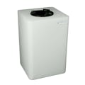 35 Gallon Natural Square Utility Tamco® Tank with 8" Plain Lid - 18" L x 18" W x 28" Hgt.