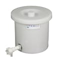 3 Gallon Tamco® Polyethylene Crock with 3/4" NPT Spigot - 11" Dia. x 11" Hgt.
