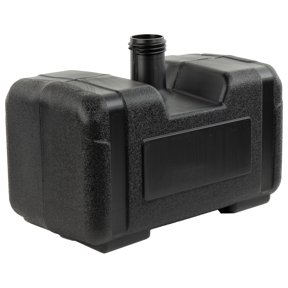 3 Gallon Black HDPE Multi-Purpose Tank with 2.25